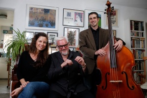 Pianist and author Bill Minor, center, with vocalist Jaqui Hope and bassist Heath Proskin in Pacific Grove, Calif.